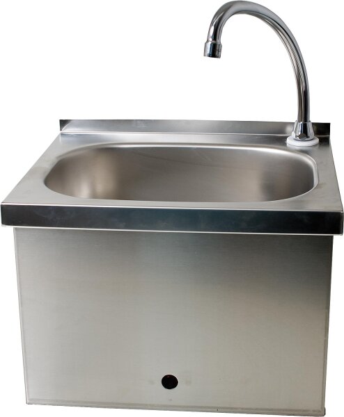 Edelstahl-Hygienebecken berührungslose Sensorsteuerung WM03 Netzbetrieben