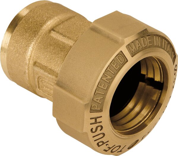 Messing Anschlussverschraubung mit IG Typ 860 1"x32mm