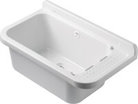 Kunststoff - Ausgussbecken grau, 550x340x210mm