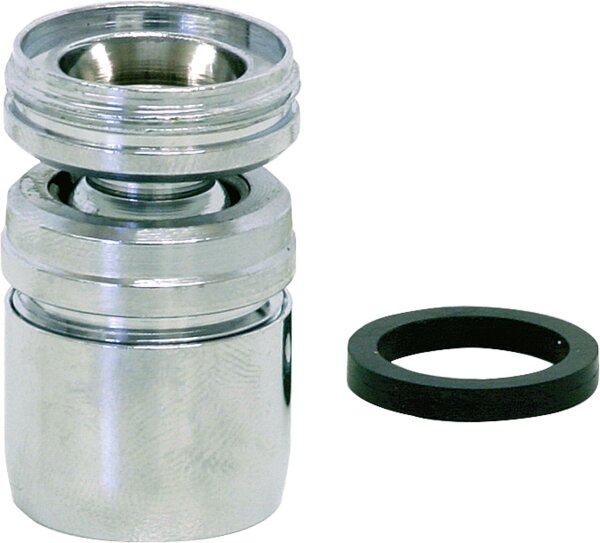 Kugelgelenk mit Weichstrahler AG M24X1 auf AG M22X1