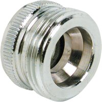 Reduzierstück Messing verchromt IG 1/2" auf AG...