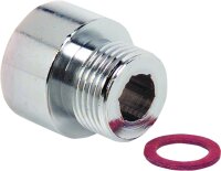Reduzierstück Messing verchromt IG 15X1 auf AG...