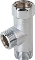 T-Stück mit Überwurfmutter IG 3/4"x 2 AG...