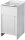 Waschtrog mit Unterschrank mit Jalousie Türe LxBxH: 500x500x850mm