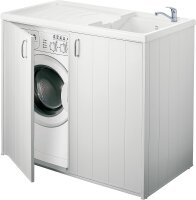 Waschtrog mit Unterschrank mit 2 Türen LxBxH:...