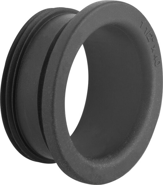 Gewinde-Nippel (Herberger Nippel) 1 1/2"x 37 mm Gummi-Qualität Art. 3114