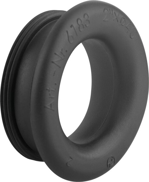 Gewinde-Nippel (Herberger Nippel) 2 " x 40 mm Kunststoff-Qualität Art. 6183