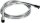 Brauseschlauch DN15-1600 mm Luxus Chromline, glatt, beidseitiger Drehwirbel