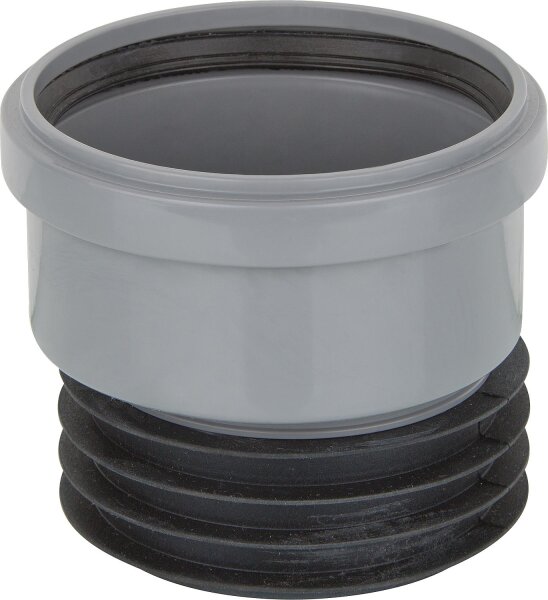 Steckmuffe,Plusstück,extentisch, aus PP f.Rohre ab 125mm Innen-D, Größe DN125x125