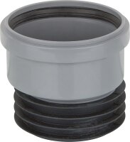 Steckmuffe,Plusstück,extentisch, aus PP f.Rohre ab...