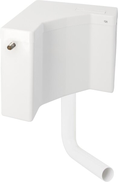 Eck-Spülkasten 1-Mengen mit Spülrohr komplett