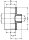 PVC-U - Klebemuffe T-Stück reduziert, 50x40x50mm, allseit.Klebemuffe