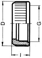 PVC-U - klebemuffe Überwurfmutter, 16 mm