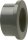 PVC-U - Klebefitting Bundbuchse, 25 mm, für Flachdichtring
