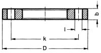 PVC-U - Klebefitting Flansch aus PP, 90 mm, PN10, mit Stahleinlage