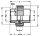 PVC-U - Klebefitting Rohrverschraubung, 16 mm x 3/8"