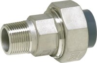 PVC-U - Klebefitting Rohrverschraubung PVC-U/V2A, 25 mm x...