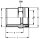 PVC-U - Klebefitting Reduktions-Nippel, 63 mm x 11/2", IG