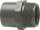 PVC-U - Klebefitting Übergangs-Muffennippel, 25/20 mm x 1/2", AG