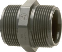 PVC-U - Klebefitting Doppelnippel, 1"