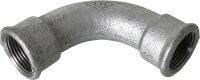 Tempergussfitting verzinkt Nr.2 langer Bogen I/I, Ø 1/2"