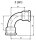 Tempergussfitting verzinkt Nr.2 langer Bogen I/I, Ø 1/2"
