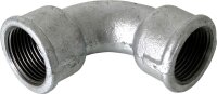Tempergussfitting verzinkt Nr.2A kurzer Bogen I/I,...