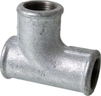Tempergussfitting verzinkt Nr. 131, Bogen-T-Stück,...