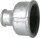 Tempergussfitting verzinkt Nr. 240 Reduziermuffe, Ø 1/2" x 1/4"