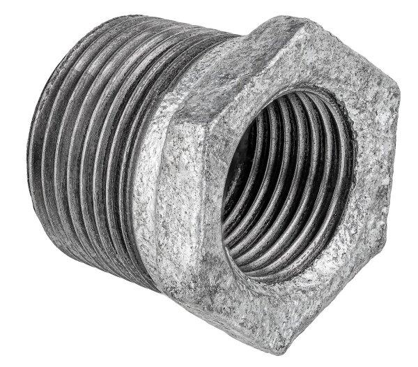 Tempergussfitting verzinkt Nr. 241 Reduzierstück, Ø 3/4" x 1/2"