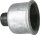 Tempergussfitting verzinkt Nr. 246 Reduziermuffe I/A, Ø 2" x 1"