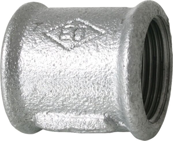 Tempergussfitting verzinkt Nr. 270 Muffe, Ø 1"