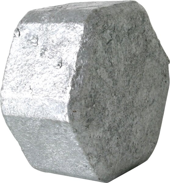 Tempergussfitting verzinkt Nr.300 Kappe, Ø 1/4"