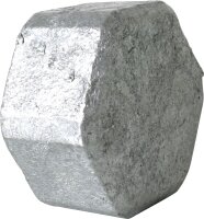 Tempergussfitting verzinkt Nr. 300 Kappe, Ø 3/4"