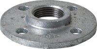 Tempergussfitting verzinkt Nr. 321 Gewindeflansch,...