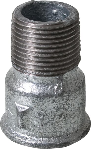 Tempergussfitting verzinkt Nr. 526 Verlängerung, Ø 1/2" x 30