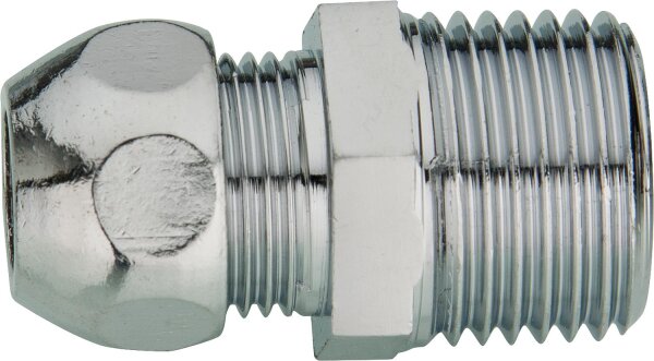 Gerade-Verschraubung mit AG 1/2" x 10 mm Mod. 411