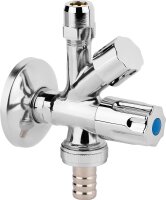 Geräteanschlussventil Kombi-Eck poliert 1/2x10...