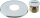 Blindstopfen mit Rosette verchromt 3/4"