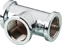 T-Stück verchromt 1/2"