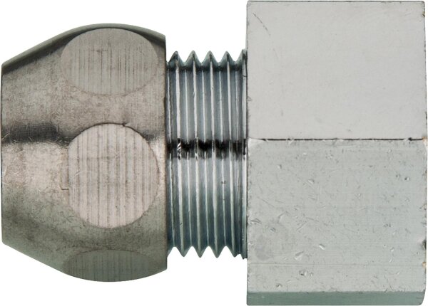 Aufschraub-Verschraubung verchromt 1/2" x 10