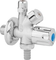 Kombi Eckventil 1/2" selbstdichtend matt verchromt...