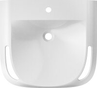 Waschtisch Elida Mineralguss weiß, 1 Hahnloch, 2 Griffe, BxHxT:603x102x550mm