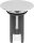 Excenterstopfen Universal 11/4" Platte Messing verchromt passend für viele Fabrikate