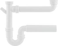 Doppelspülengeruchsverschluss 11/2" x 50mm PP...