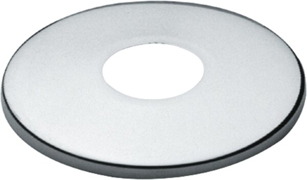 Hahnrosette Messing verchromt 3/8" x 25mm