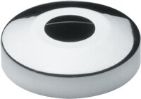 Hahnrosette Messing verchromt 1/2" x 10mm