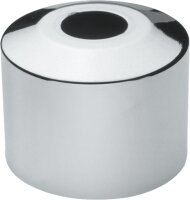 Hahnrosette Messing verchromt 3/4" x 15mm
