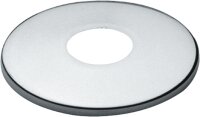 Hahnrosette Messing verchromt 1" x 5mm