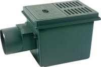 Kellerablauf mit 3-Fach Rückstausicherung waagerecht...